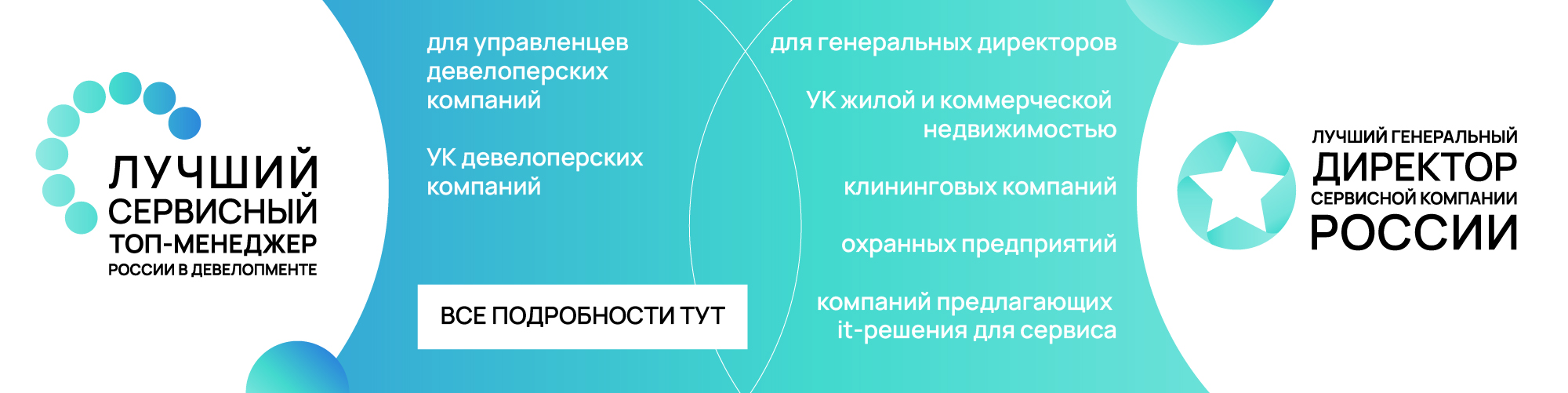 Лица сервиса России: лучшие управленцы сервисной и девелоперской отрасли