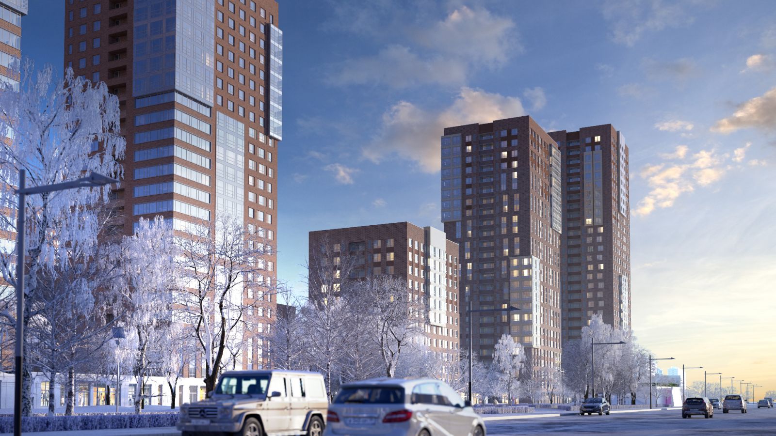 Авторы ландшафтной концепции One Hyde Park в Лондоне оформили  ландшафт в жилом квартале SREDA 