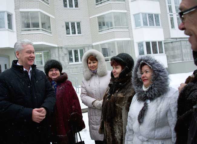 Новостройки ДСК-1 посетил С. Собянин