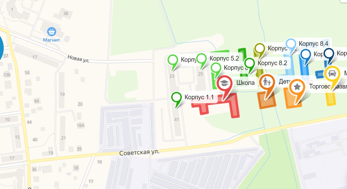 Карта кировского магазина