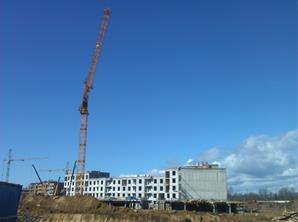 Монолитные работы в первой очереди  микрорайона «НОВОЕ СЕРТОЛОВО» выполнены на 50%