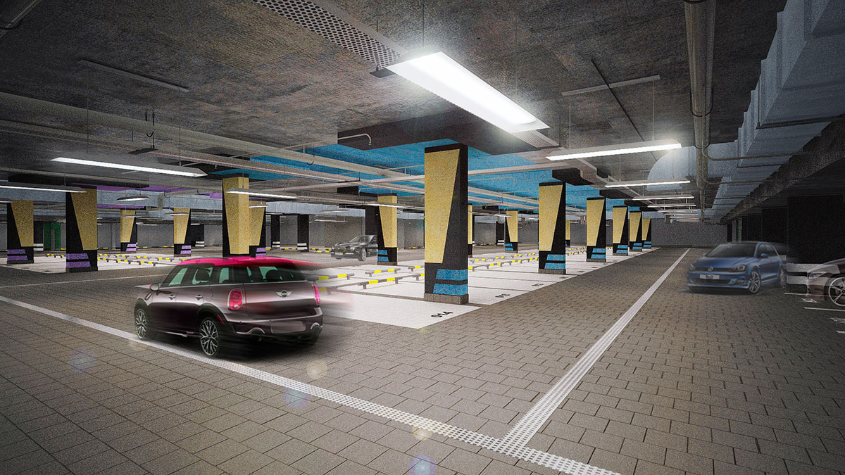 В «Ривер Парке» утвержден дизайн-проект паркинга