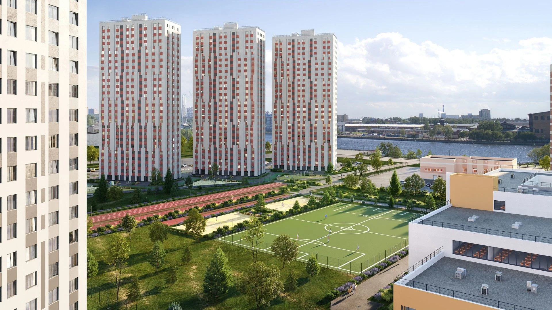 Фото 1: ЖК Октябрьская набережная